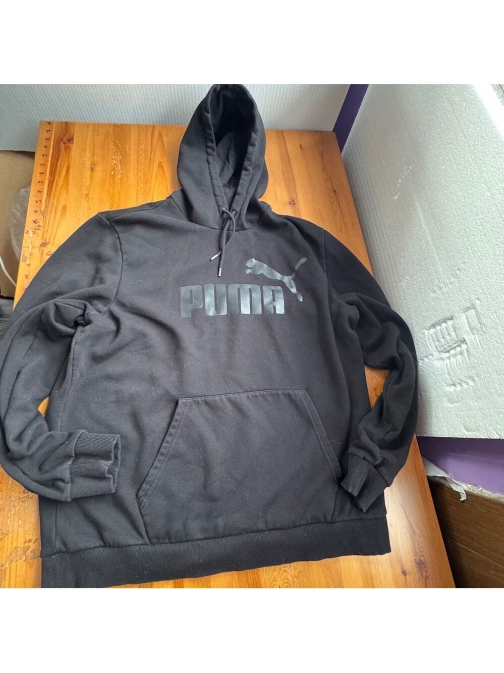 Puma men’s black hoodie size xl